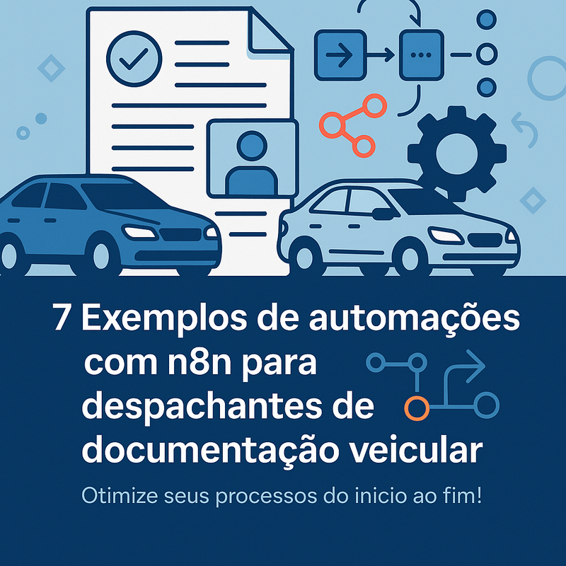 7 Exemplos de automações com n8n para despachantes de documentação veicular