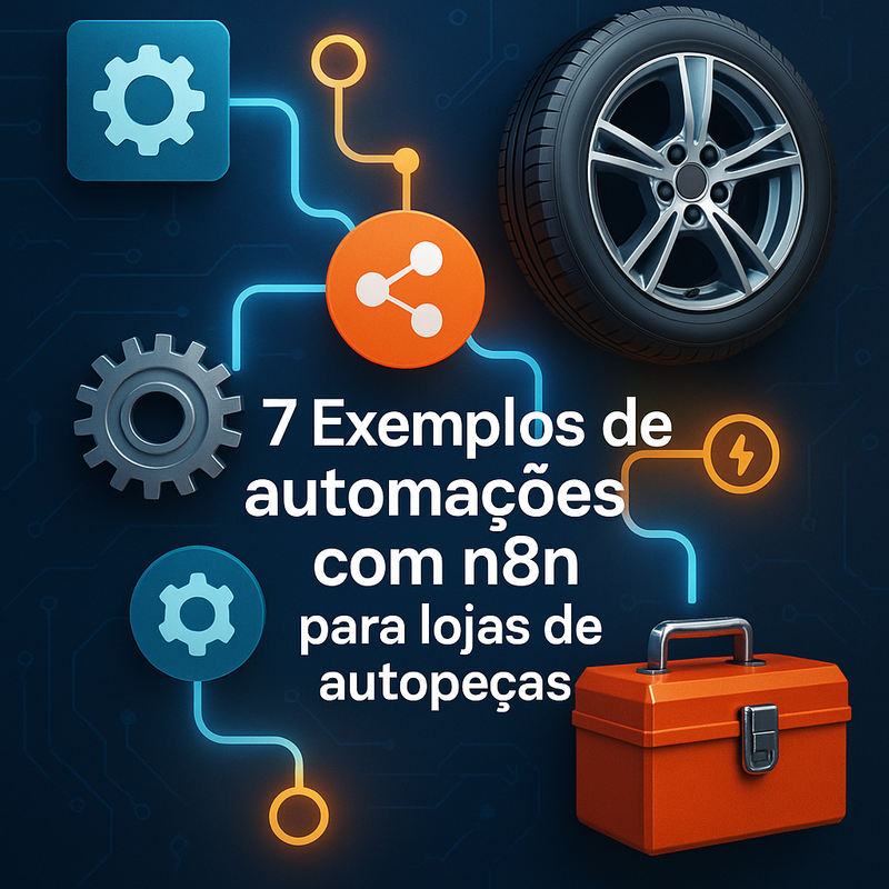 7 Exemplos de automações com n8n para lojas de autopeças