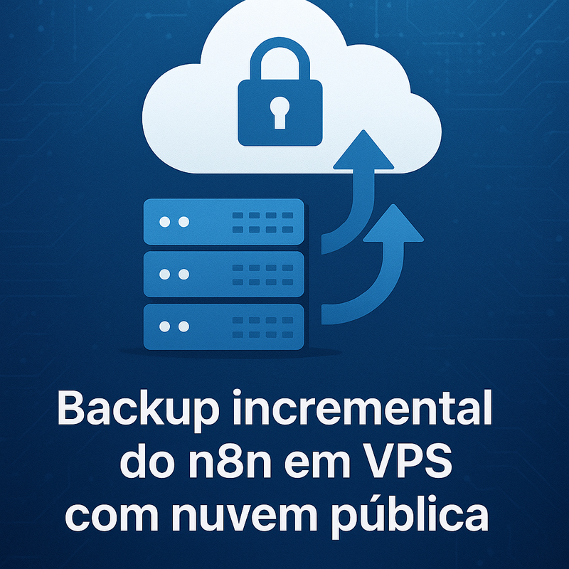 Como configurar backup incremental do n8n em VPS com nuvem pública