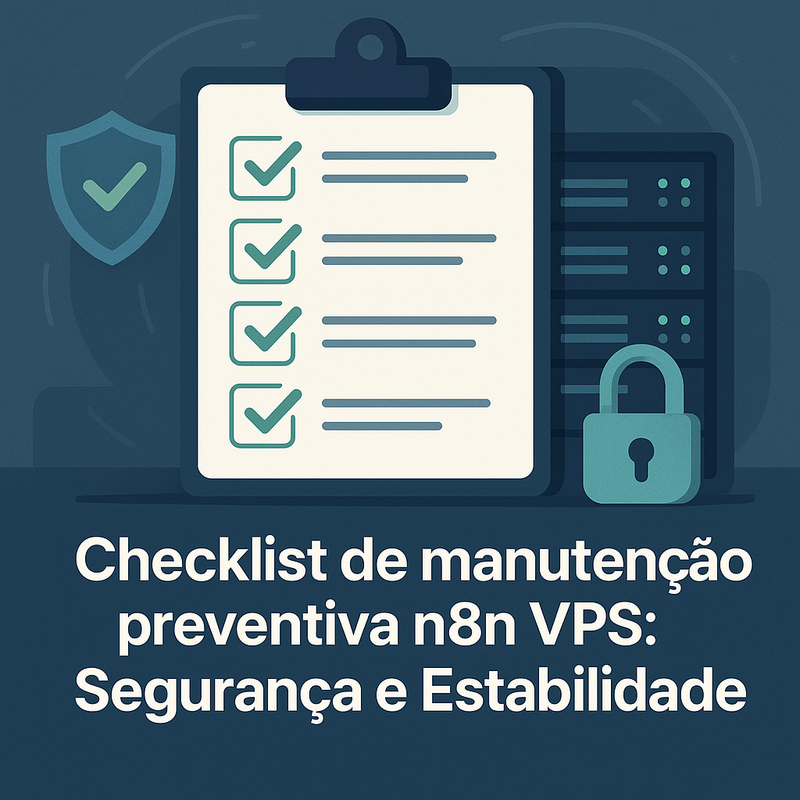 Checklist de manutenção preventiva n8n VPS: Segurança e Estabilidade