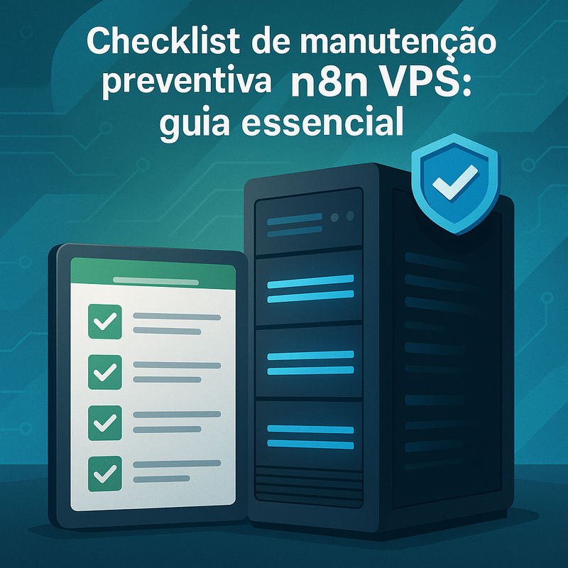 Checklist de manutenção preventiva n8n VPS 2026: guia essencial