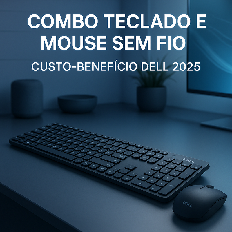Combo teclado e mouse sem fio com melhor custo-benefício para home office 2026