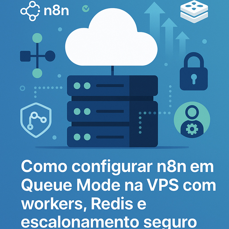 Como configurar n8n em Queue Mode na VPS com workers, Redis e escalonamento seguro