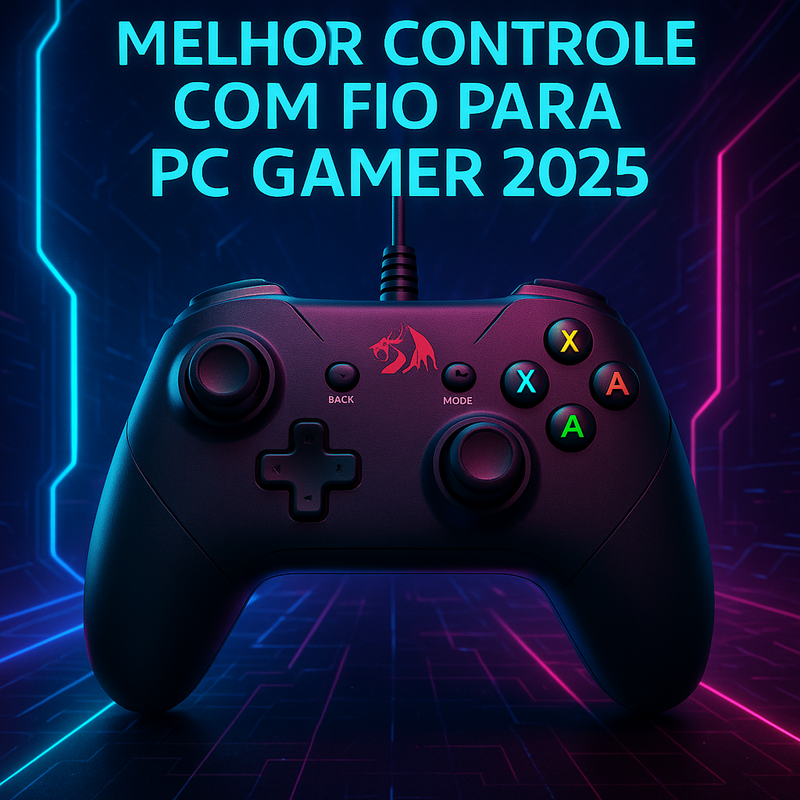 O Controle com Fio para Computador Ideal para Gamers em 2026