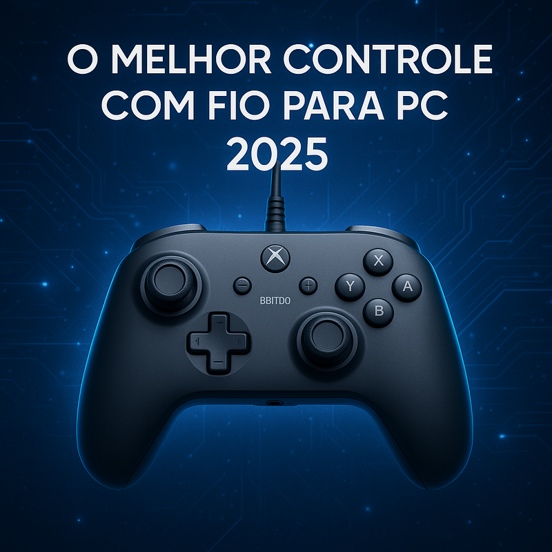Controle Com Fio Ideal Para Jogos No PC em 2026