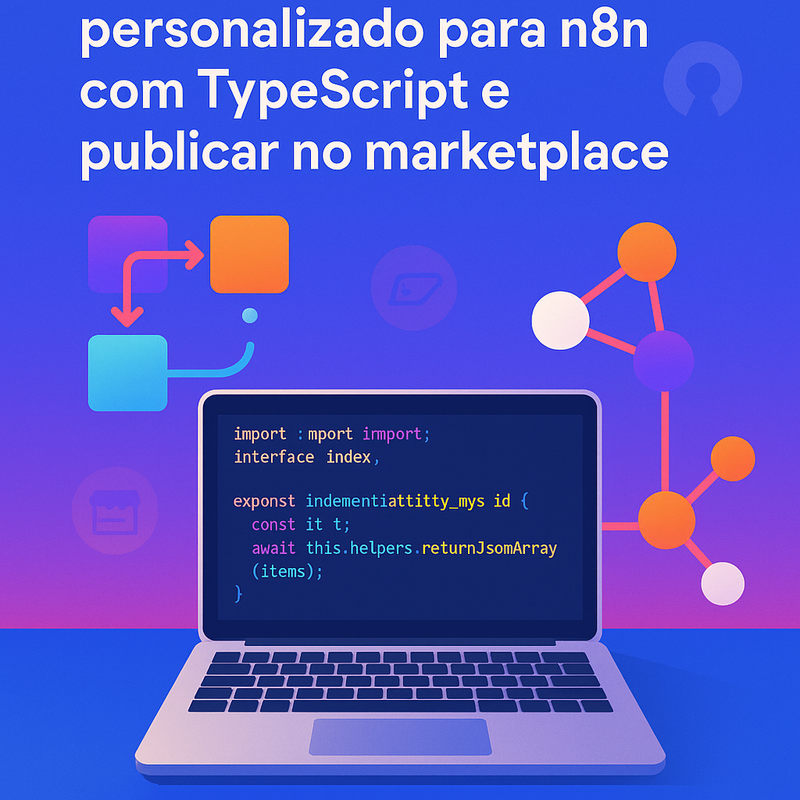 Como criar node personalizado para n8n com TypeScript e publicar no marketplace