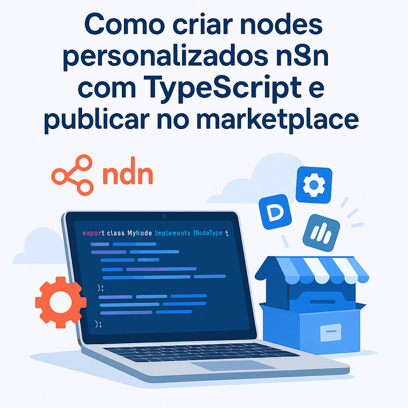 Como criar nodes personalizados n8n com TypeScript e publicar no marketplace