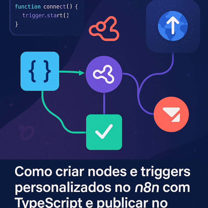 Como criar nodes e triggers personalizados no n8n com TypeScript e publicar no marketplace