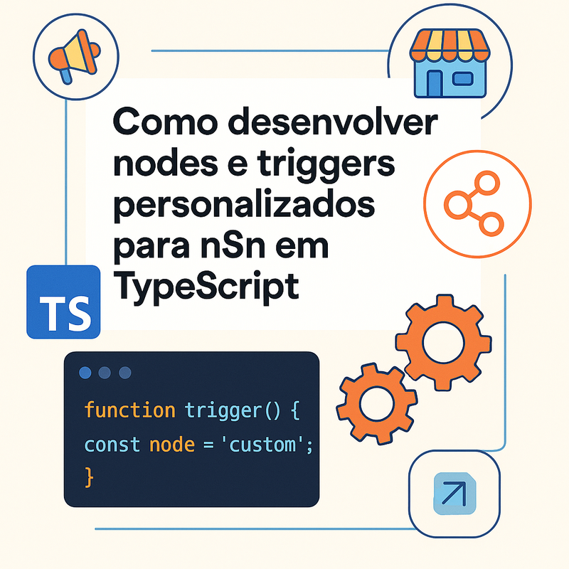 Como desenvolver nodes e triggers personalizados para n8n em TypeScript e publicar no marketplace open-source