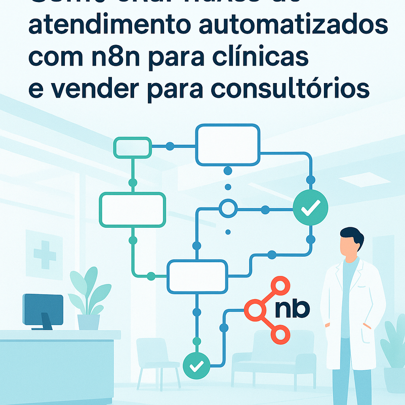 Como criar fluxos de atendimento automatizados com n8n para clínicas e vender para consultórios