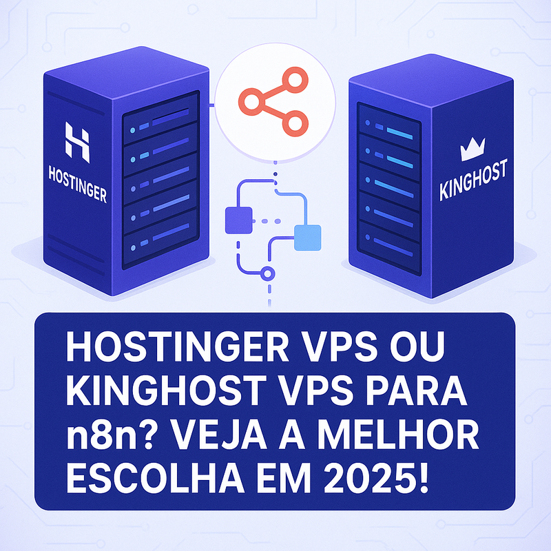 Hostinger VPS ou KingHost VPS para n8n? Veja a melhor escolha em 2026!