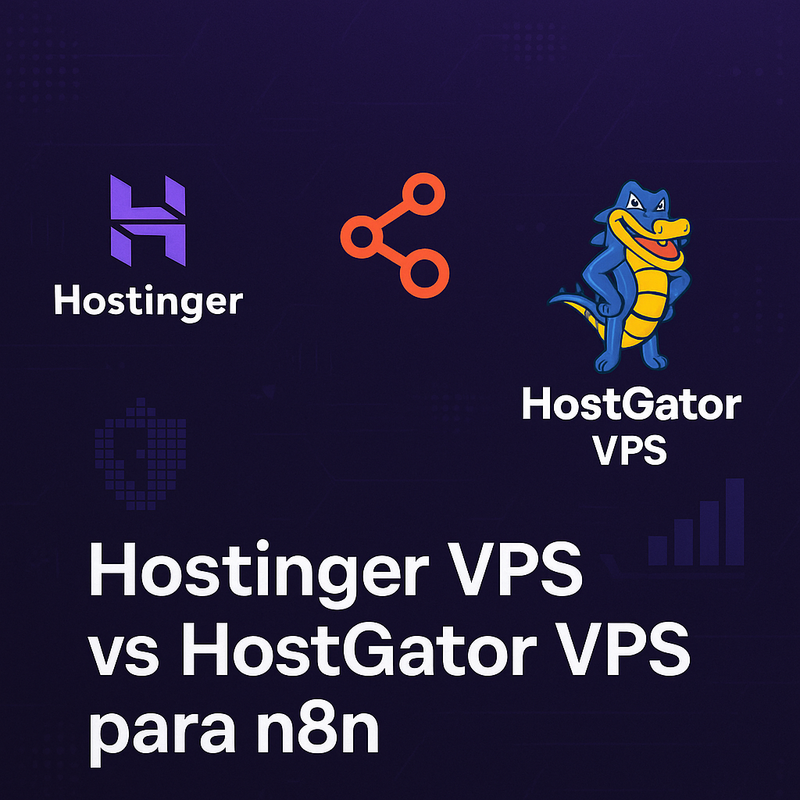 Hostinger VPS vs HostGator VPS para n8n: custo-benefício, estabilidade e segurança