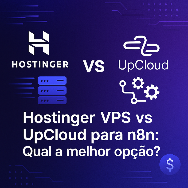 Hostinger VPS vs UpCloud para n8n: Qual a melhor opção?