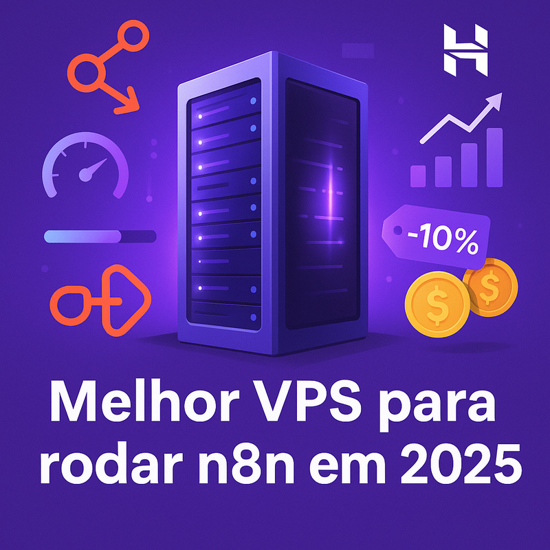 Melhor VPS para rodar n8n em 2026: desempenho e preço na Hostinger