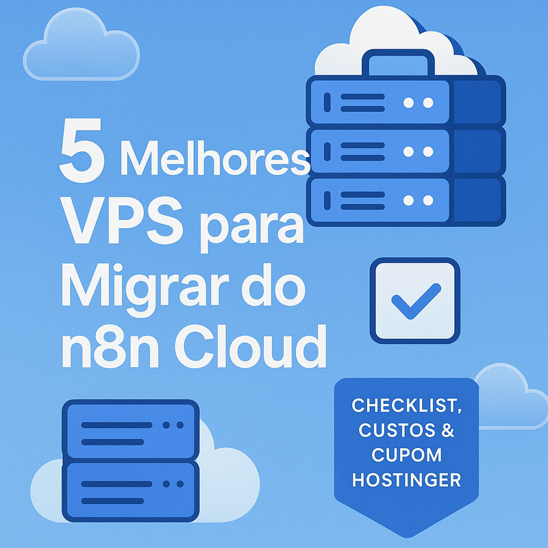 5 melhores VPS para migrar do n8n Cloud: checklist, custos e quando vale a pena