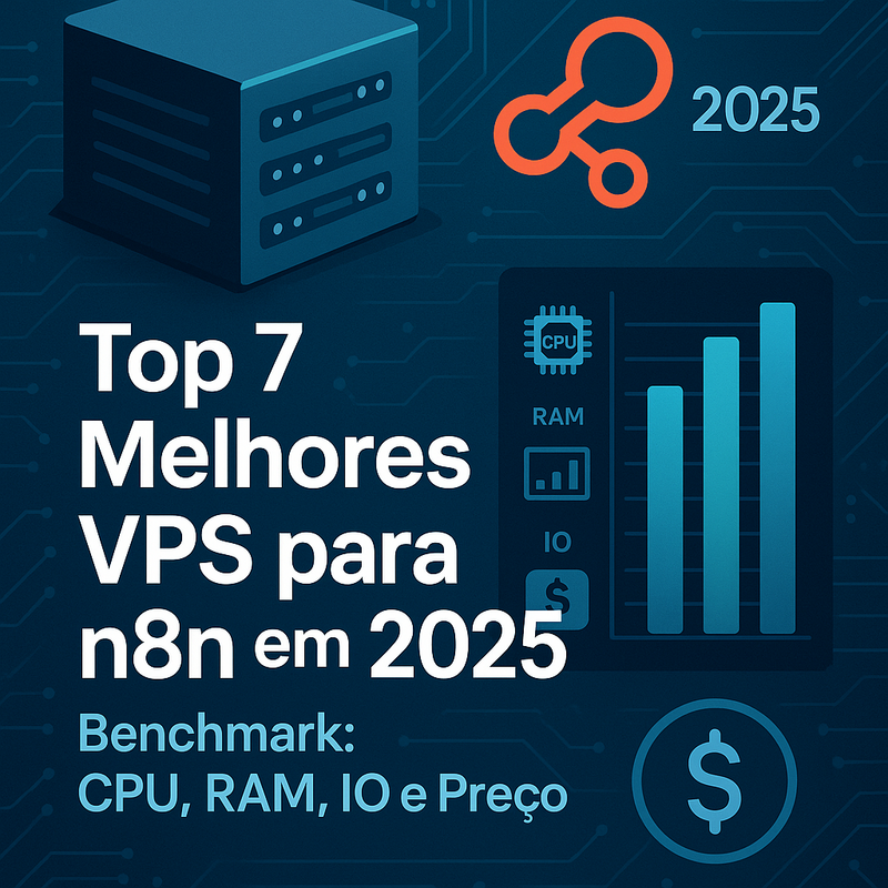 Top 7 Melhores VPS para n8n em 2026: Benchmark de CPU, RAM, IO e Preço