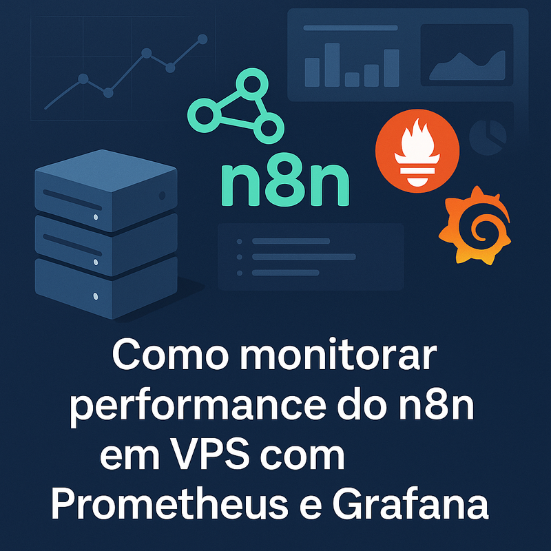 Como monitorar performance do n8n em VPS com Prometheus e Grafana