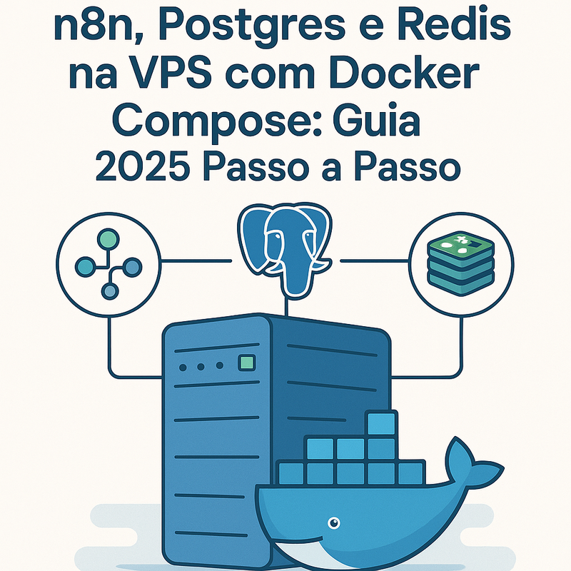 n8n, Postgres e Redis na VPS com Docker Compose: Guia 2026 Passo a Passo
