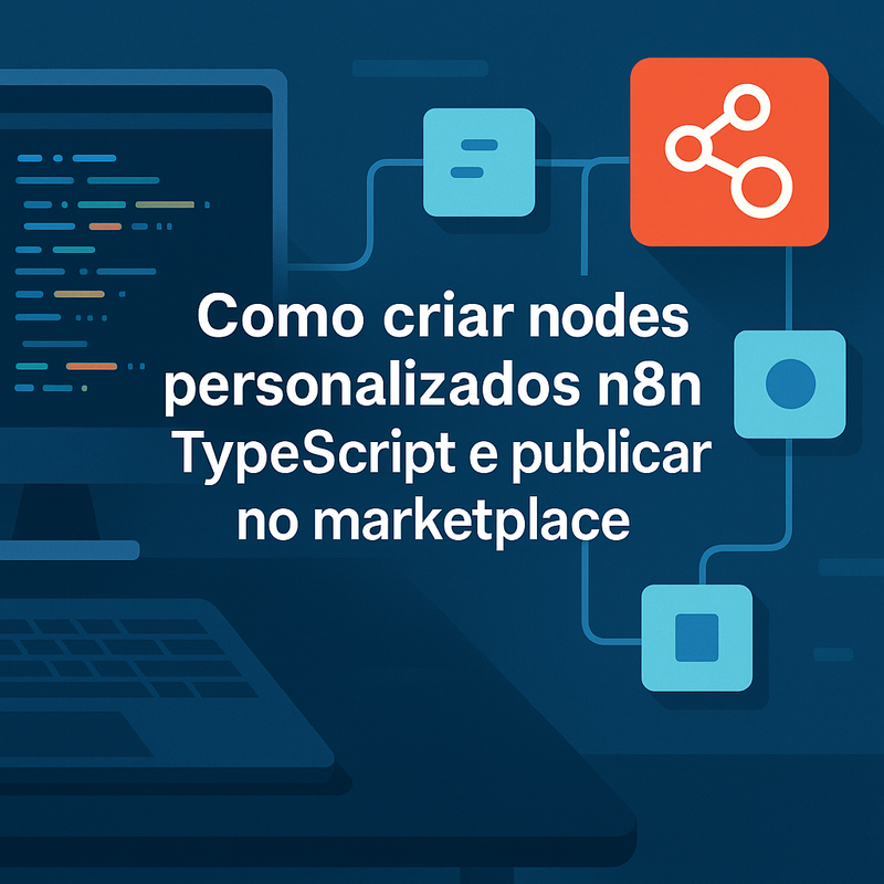 Como criar nodes personalizados n8n com TypeScript e publicar no marketplace