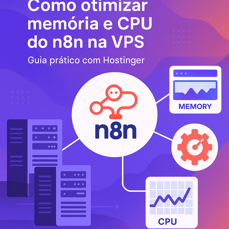 Como otimizar memória e CPU do n8n na VPS: Guia prático com Hostinger