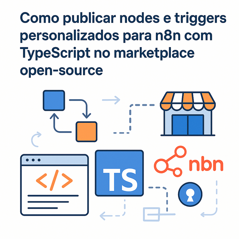 Como publicar nodes e triggers personalizados para n8n com TypeScript no marketplace open-source