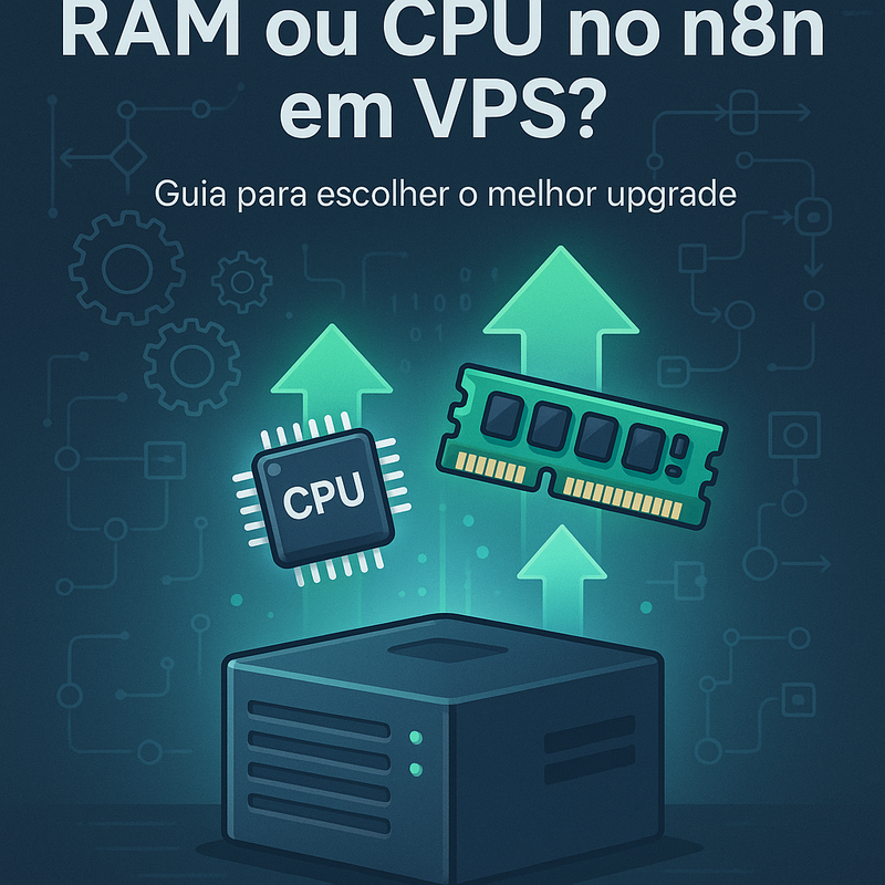 Quando aumentar RAM ou CPU no n8n em VPS? Guia para escolher o melhor upgrade