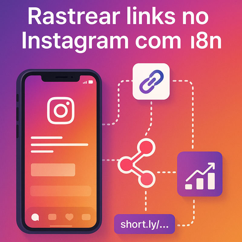 Como rastrear links no Instagram com n8n: UTMs, encurtadores e atribuição de vendas