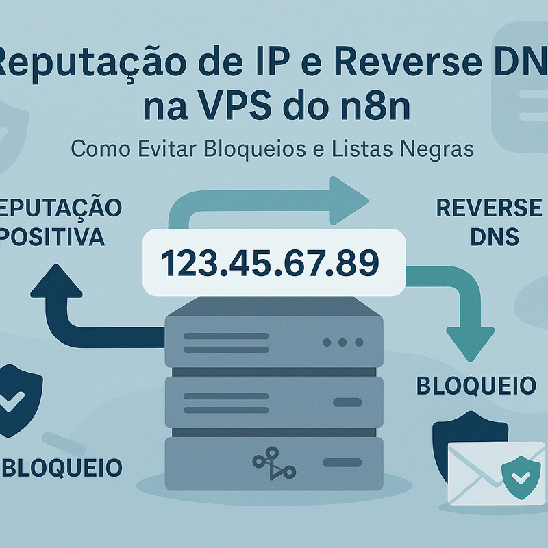Reputação de IP e Reverse DNS na VPS do n8n: Como Evitar Bloqueios e Listas Negras