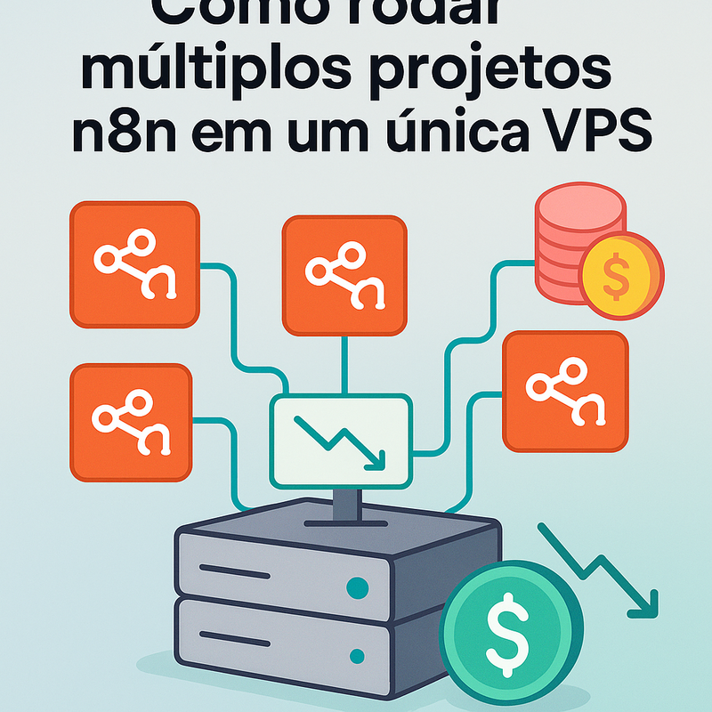 Como rodar múltiplos projetos n8n em uma única VPS e reduzir custos