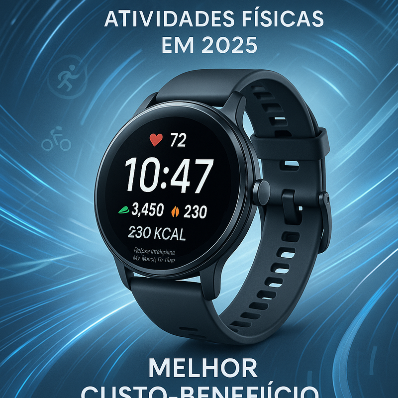 Smartwatch custo-benefício para atividades físicas em 2026