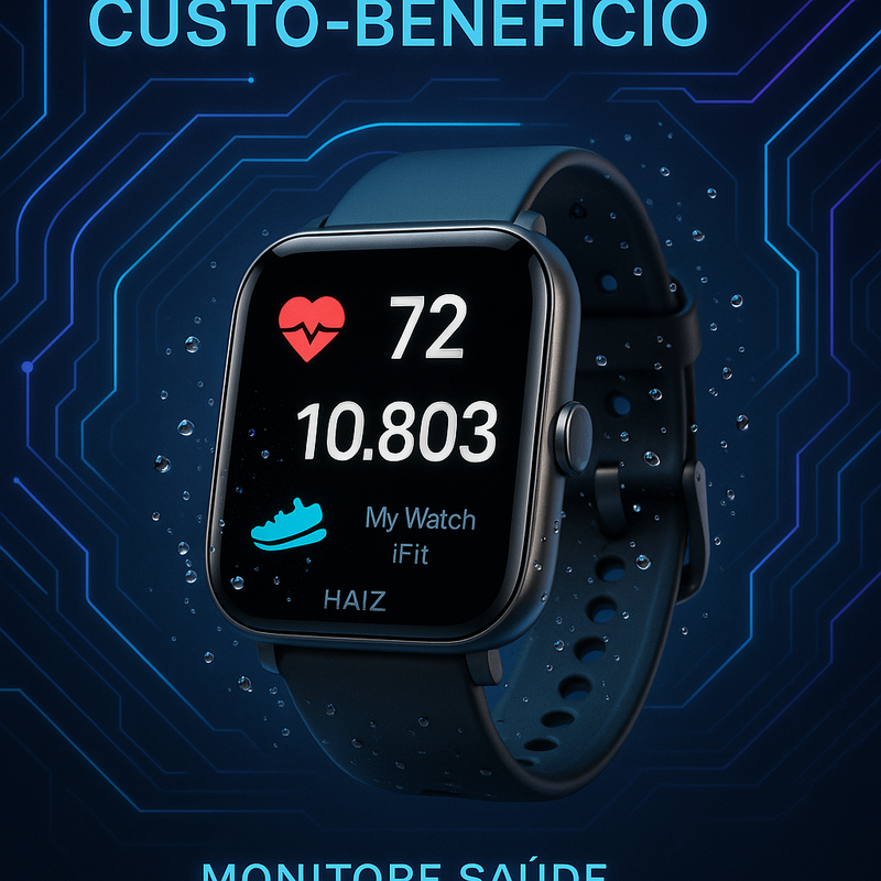 Smartwatch custo-benefício para monitorar saúde e exercícios em 2026