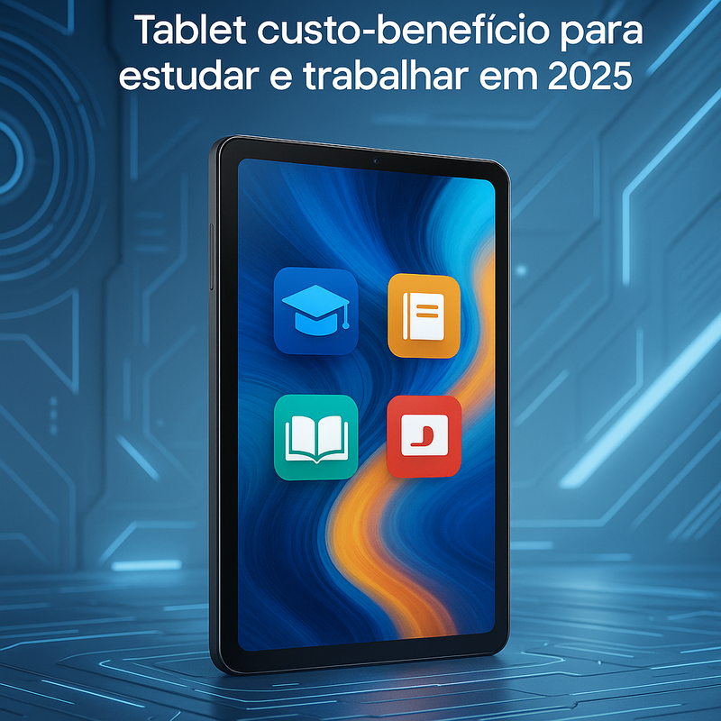 Tablet custo-benefício para estudar e trabalhar em 2026