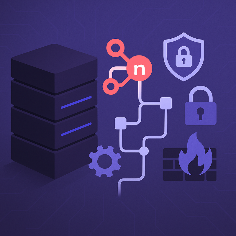 VPS ideal para n8n em produção com SSL, backups e firewall