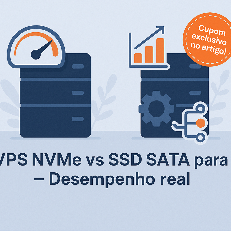 VPS NVMe vs SSD SATA para n8n: desempenho real e qual escolher