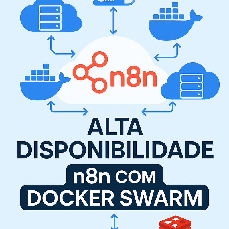 Como configurar alta disponibilidade do n8n em VPS com Docker Swarm