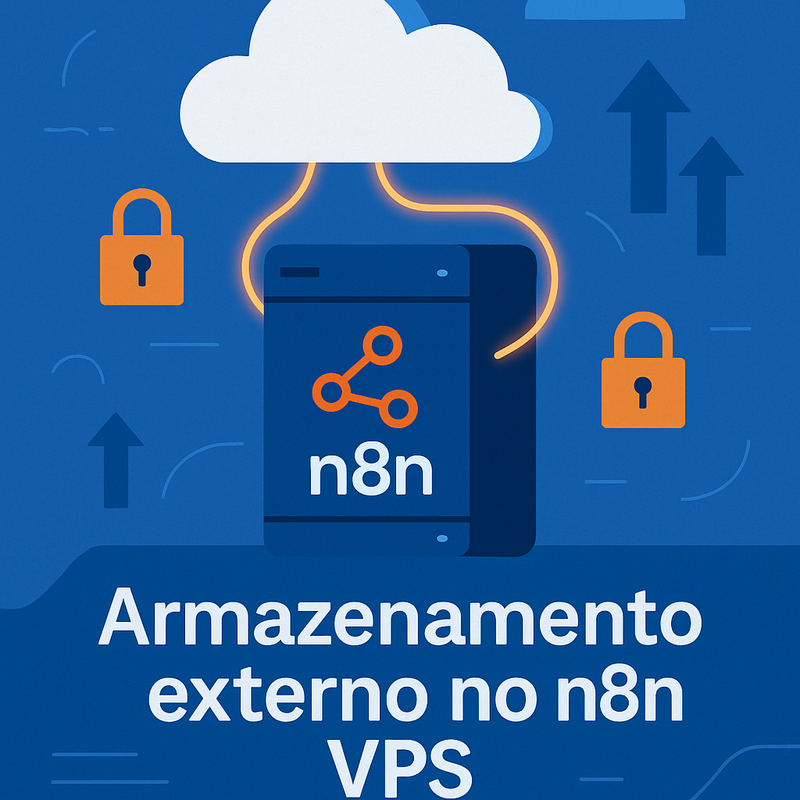 Armazenamento externo no n8n rodando em VPS: soluções e dicas