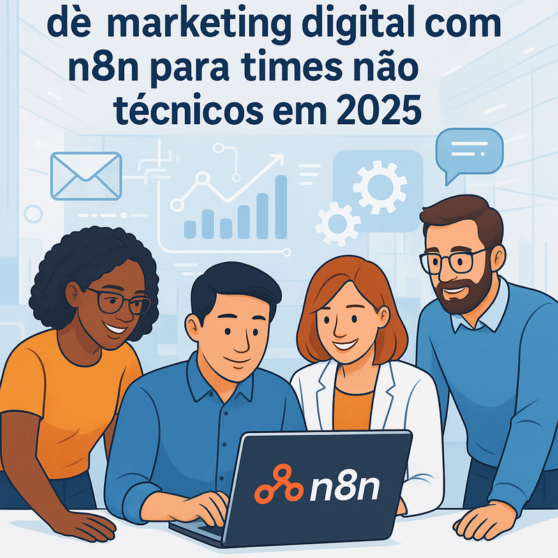 Estratégias de automação de marketing digital com n8n para times não técnicos em 2026