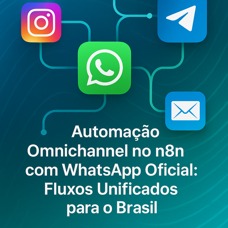 Automação Omnichannel no n8n com WhatsApp Oficial: Fluxos Unificados para o Brasil