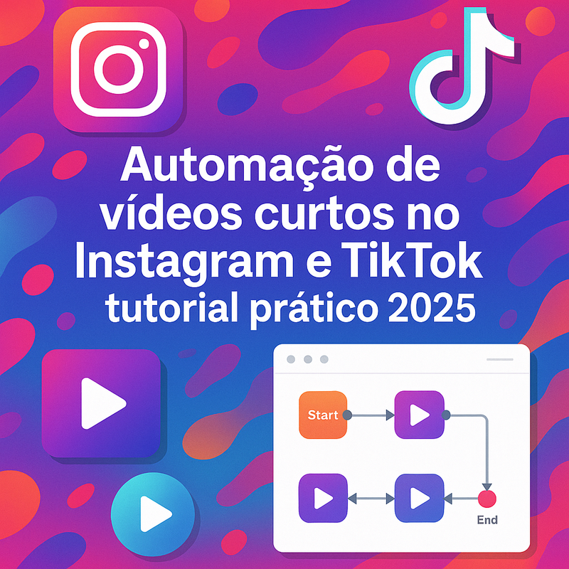 Automação de vídeos curtos no Instagram e TikTok com n8n: tutorial prático 2026
