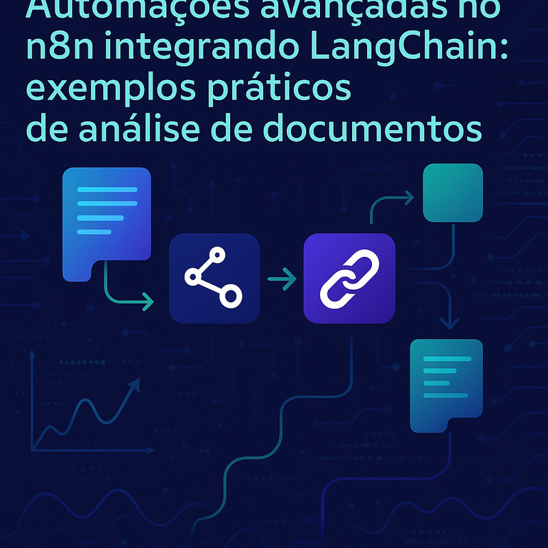 Automações avançadas no n8n integrando LangChain: exemplos práticos de análise de documentos