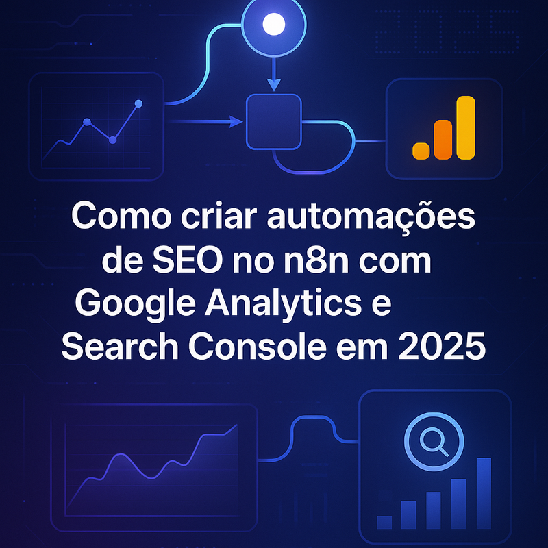 Como criar automações de SEO no n8n com Google Analytics e Search Console em 2026