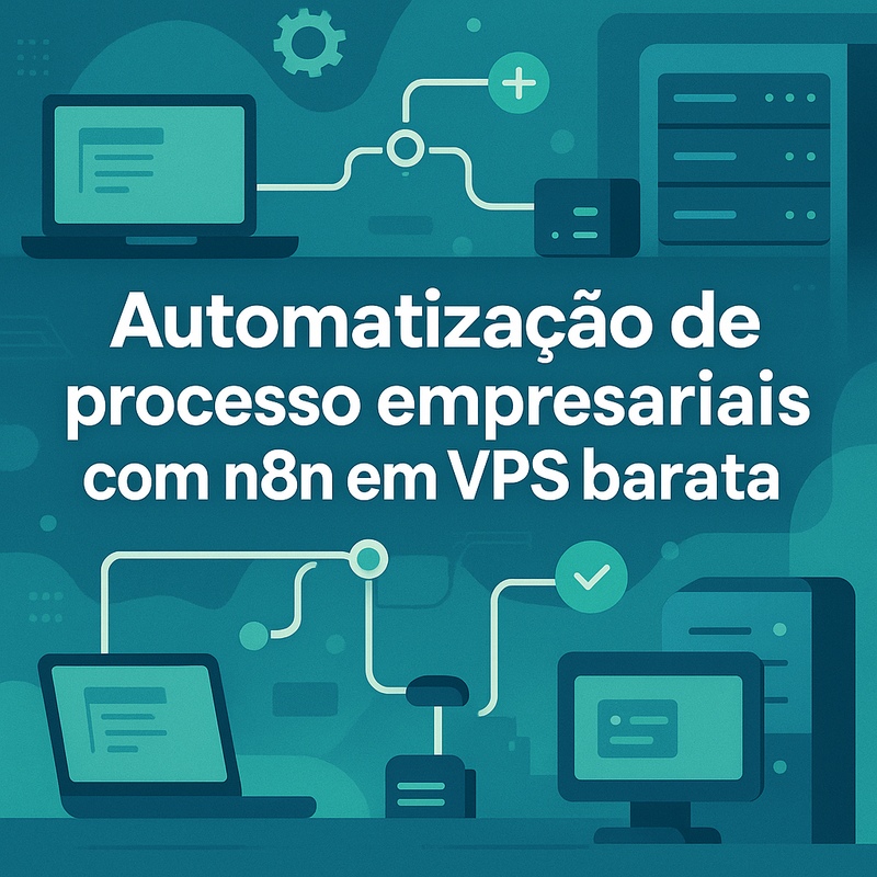 Automatização de processos empresariais com n8n em VPS barata: Guia completo