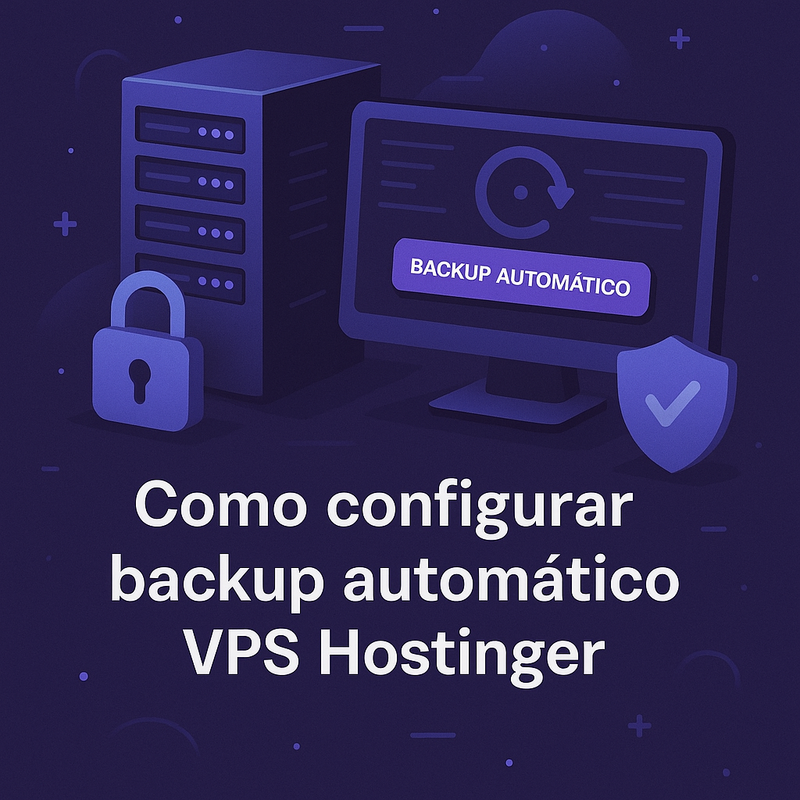 Como configurar backup automático VPS Hostinger e garantir segurança total