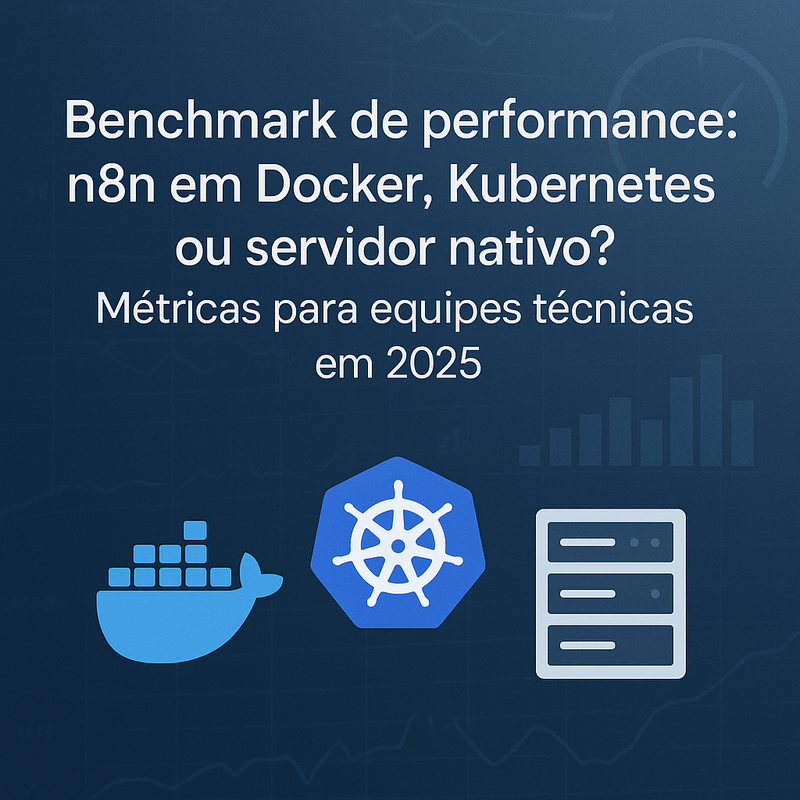 Benchmark de performance: n8n em Docker, Kubernetes ou servidor nativo? Métricas para equipes técnicas em 2026