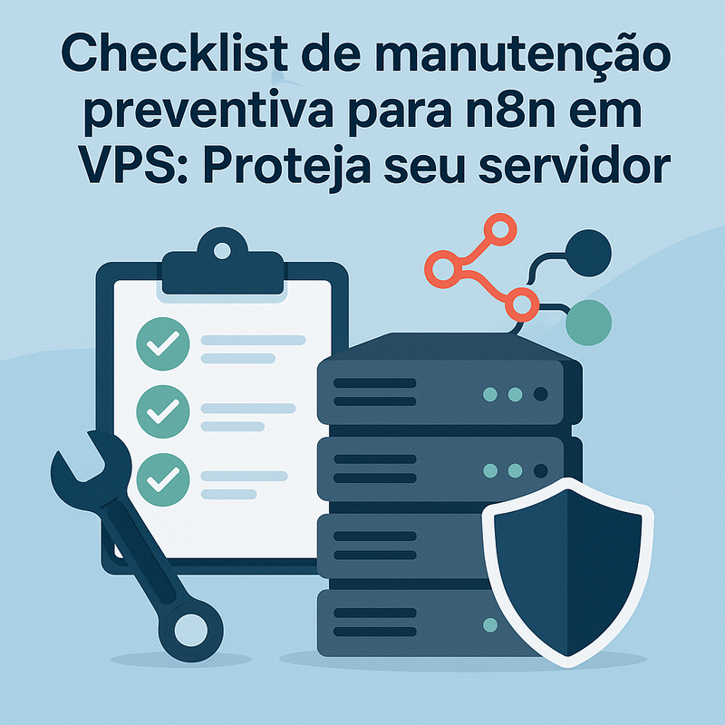 Checklist de manutenção preventiva para n8n em VPS: Proteja seu servidor