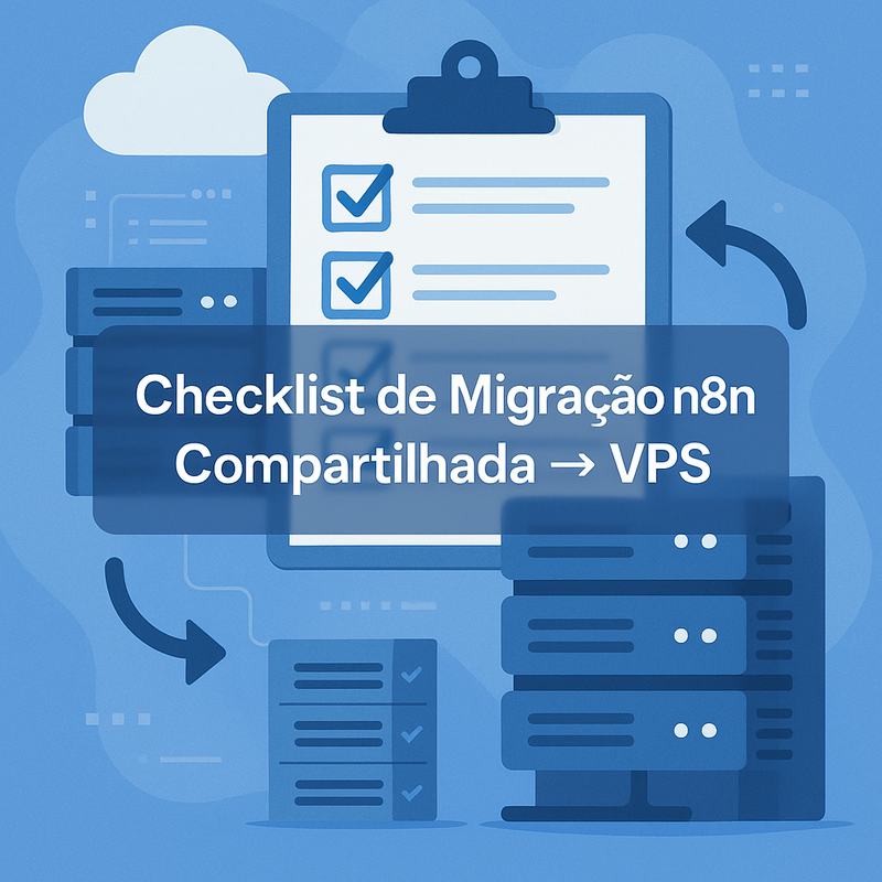 Checklist para migração do n8n de hospedagem compartilhada para VPS