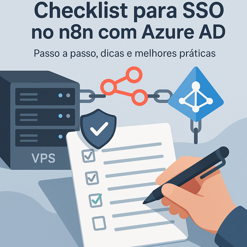 Checklist para implementar Single Sign-On (SSO) no n8n em VPS com Azure AD