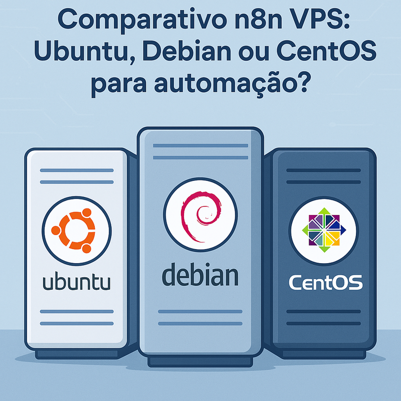 Comparativo n8n VPS: Ubuntu, Debian ou CentOS para automação?