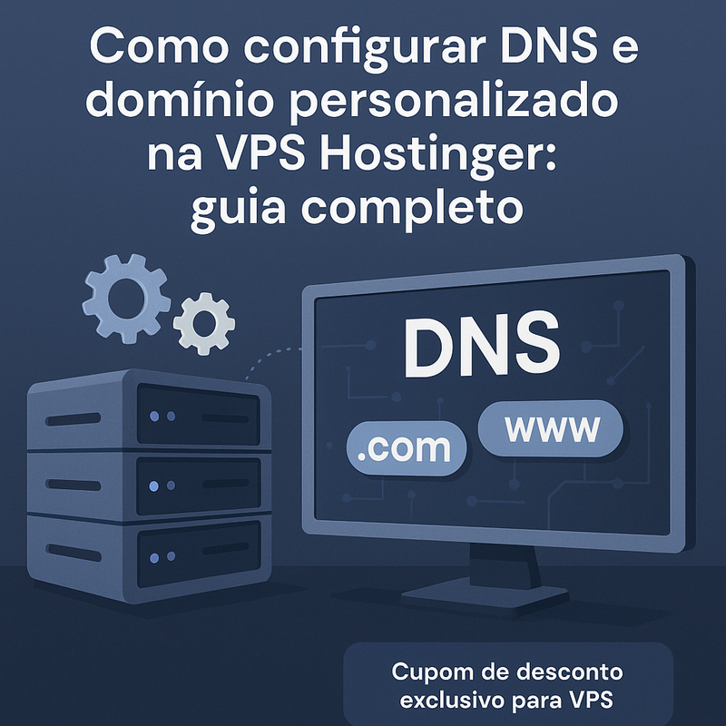 Como configurar DNS e domínio personalizado na VPS Hostinger: guia completo