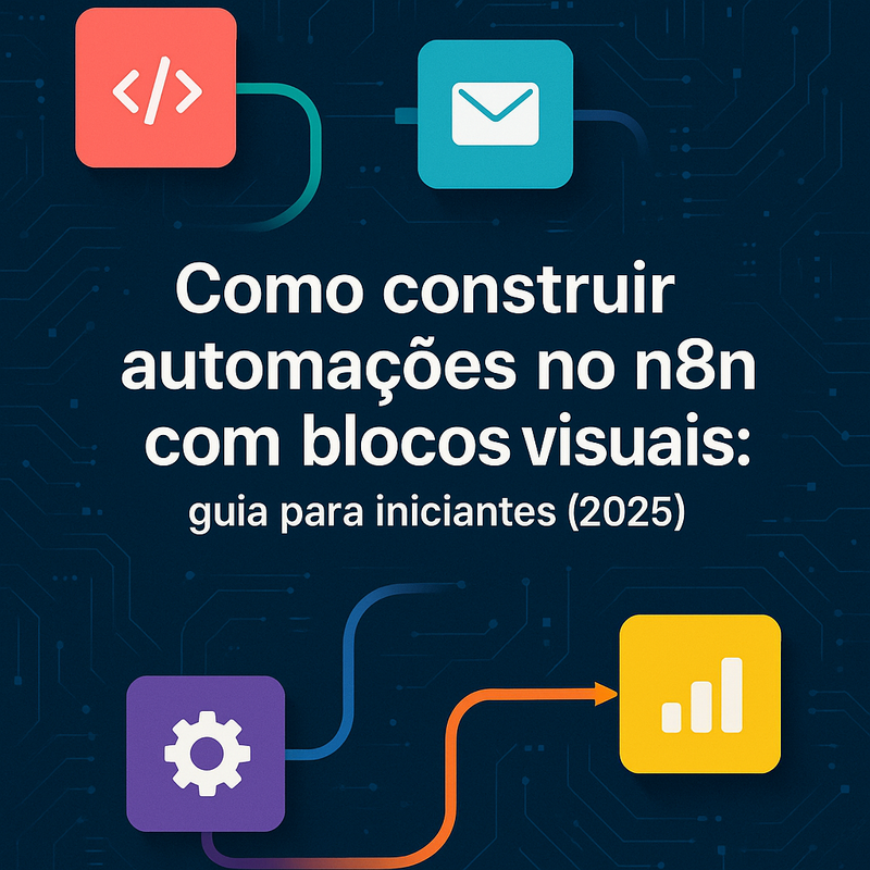 Como construir automações no n8n com blocos visuais: guia para iniciantes (2026)